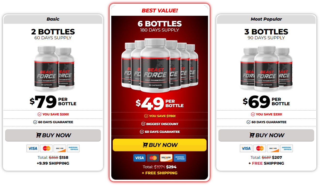 Beast Force Price Details